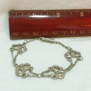Silver toned bracelet
